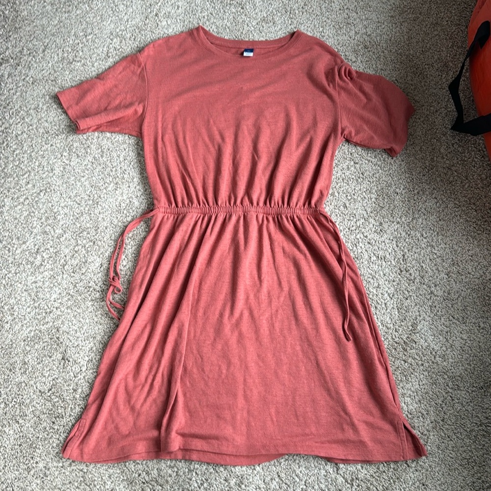 Old Navy Rust Midi Dress